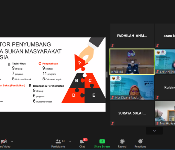 BENGKEL TECHNICAL WORKING TWG INDEKS BUDAYA SUKAN MALAYSIA IBSM 9